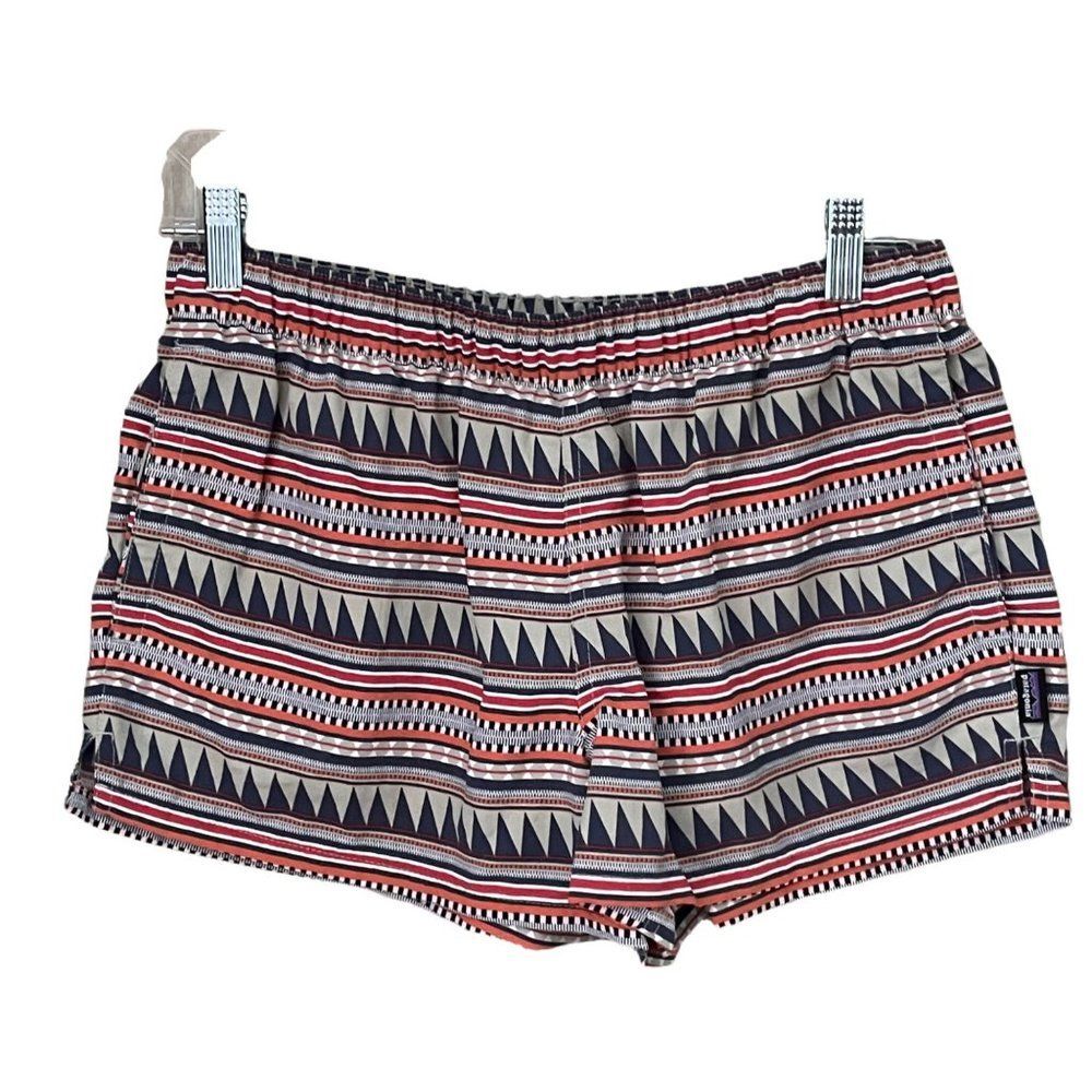 Patagonia Barely Baggies Shorts Geometric Southwest Aztec Print Size M